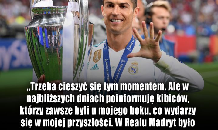 Tajemnicza wypowiedź Ronaldo po finale LM